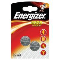 Energizer Coin Lithium CR2025 3V Battery Pack of 2 Batteries 637988