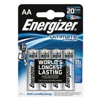 Energizer Ultimate AA Lithium Battery Pack of 4 632964