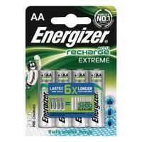 Energizer Extreme Rechargable AA Batteries 2300mAh Pack of 4 635730