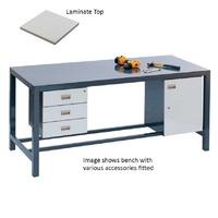 Engineers Bench - Laminate Top 1200 wide x 900 deep Fully Welded