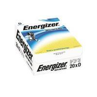 Energizer Advanced E95 D Batteries Pack of 20 E300488200