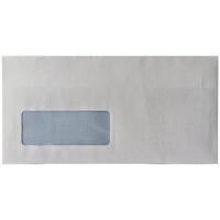 Envelope DL Window 80gsm Self Seal White Pack of 1000 WX3455
