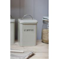 Enamel Metal Coffee Canister in Clay by Garden Trading