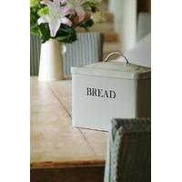 Enamel Metal Bread Bin - Clay by Garden Trading