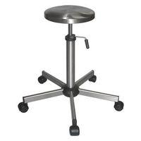 ENTIRE 304 STAINLESS STEEL STOOL HEIGHT ADJUSTMENT 640 û 790MM ON CASTORS