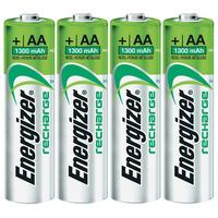 Energizer 638590 Rechargeable AA Battery x4 NiMH 1.2V 1300mAh