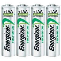 Energizer 638622 Rechargeable AA Battery x4 NiMH 1.2V 2000mAh