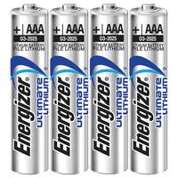 Energizer 639171 Hi Energy Lithium AAA Battery 1250mAh x4