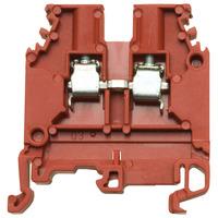 entrelec 1sna105032r1500 4mm red feed through terminal