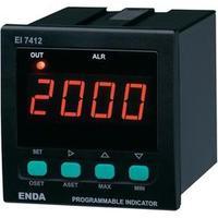 Enda EI7412-SM-AS12 SW Universal LED-display EI7412 0 - 20 mA/4 - 20 mA/0 - 1 V/0 - 10 V Assembly dimensions 68 x 68 mm