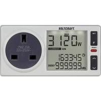 Energy consumption meter VOLTCRAFT 4500PRO UK built-in child safety guard, Selectabl