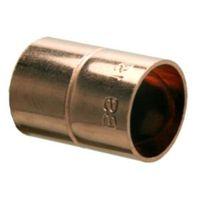End Feed Straight Coupler (Dia)15mm Pack of 20