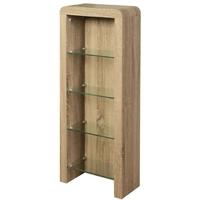 encore havana oak dvd storage unit