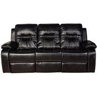 Enfield Black 3 Seater Sofa