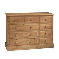 English Heritage Pine 9 Drawer Chest