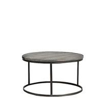 Enright Coffee Table, Heritage Oak and Metal