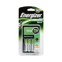 Energizer Accu Recharge Maxi Compact Battery Charger with Batteries AA 1.2V 4pk