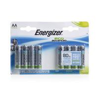 Energizer Eco Advanced Batteries AA Maxi 8pk