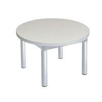 enviro round coffee table silver anodised frame grey top light grey ed ...