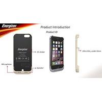 Energizer AE2200-BK Smart Battery Case for Apple iPhone 6 and 6S - Space Grey - [Apple MFI certified]