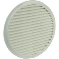 Energy-saving wall cabinet PVC Suitable for pipe diameter: 10 cm Wallair Wall fan with window net, NW 100 round, white