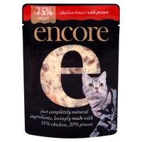 encore chicken with prawn cat pouch