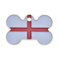 England Flag Bone Tag