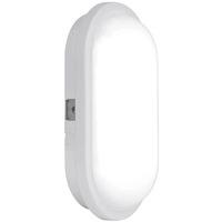 enlite 15w ip65 polycarbonate oval led bulkhead white