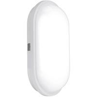 Enlite 20W IP65 Polycarbonate Oval LED Bulkhead - White