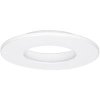 enlite e8 fixed ip65 aluminium downlight bezel satin nickel