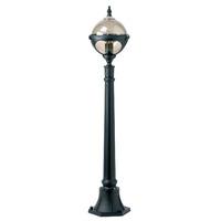 Endon Lighting Smoked Glass Globe Outdoor Lamp Post