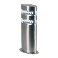 endon lighting led short post stainless steel