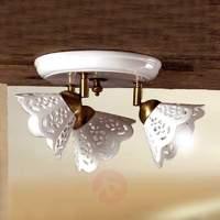 enchanting portico ceiling light 3 bulb