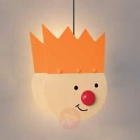 Enchanting orange King\'s Child hanging light