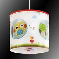 Enchanting pendant light Buhos, rotating