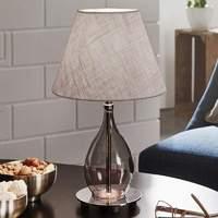 Enthralling Rineiro table lamp with glass base