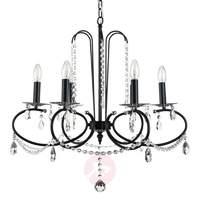 Enchanting chandelier Fermelle with crystals