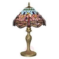 enchanting tiffany style dragonfly table lamp