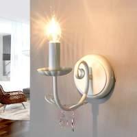 Enchanting wall lamp Sophina in white