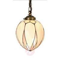 Enchanting hanging lamp Santo in the Tiffany style