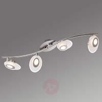 Enny  four-bulb LED ceiling lamp with hinge