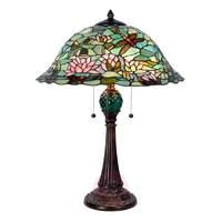 Enchanting table lamp Waterlily, Tiffany-style