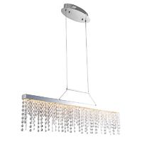 Endon 60187 Redford LED Bar Light Pendant with Clear Crystal Droplets