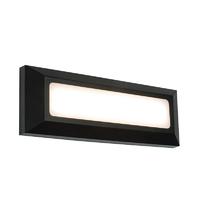 Endon 61211 Severus Rectangle Guide Outdoor Wall Light in Black