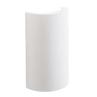 Endon 61636 Crescent White Plaster Wall Light