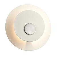 endon dixon wbwh dixon round wall light in matt white paint and chrome ...