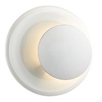 Endon DAVIS-WBCH Clear and Frosted Glass Round Wall Light