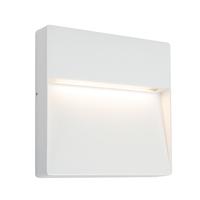 Endon 61837 Tuscana Outdoor Square Wall Light in White Paint