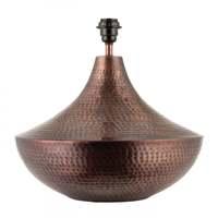 Endon 69809 Gwendoline Table Lamp In Hammered Matt Antique Copper - Base Only