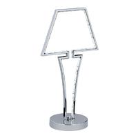 endon silhouette tlch silhouette led table lamp in chrome finish